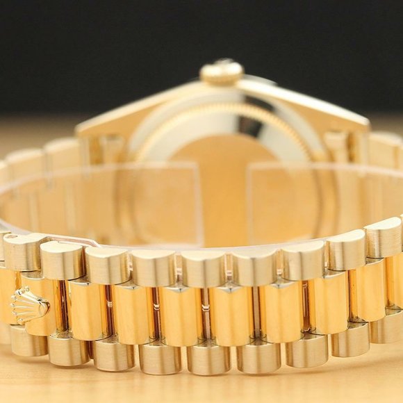 Rolex Day-Date Men's 18kt Diamond Watch w/ factory box + hang tag - Picture 4 of 7